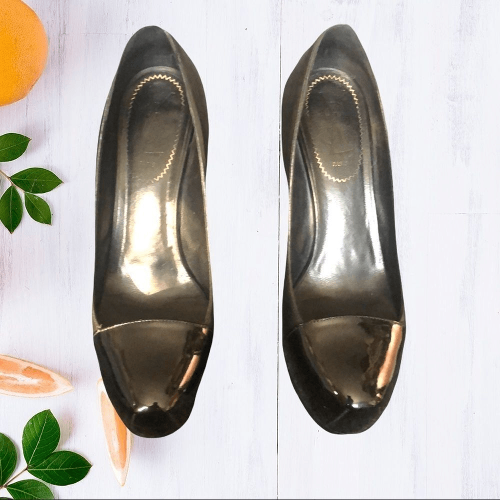 SAINT LAURENT YSL Tribtoo tacchi neri taglia 37