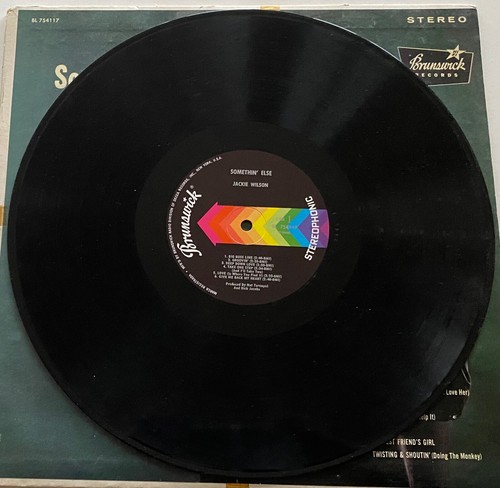Jackie Wilson Somethin' Else!! Vinyl LP Promo 1964 Brunswick 1st press EX - Picture 3 of 4