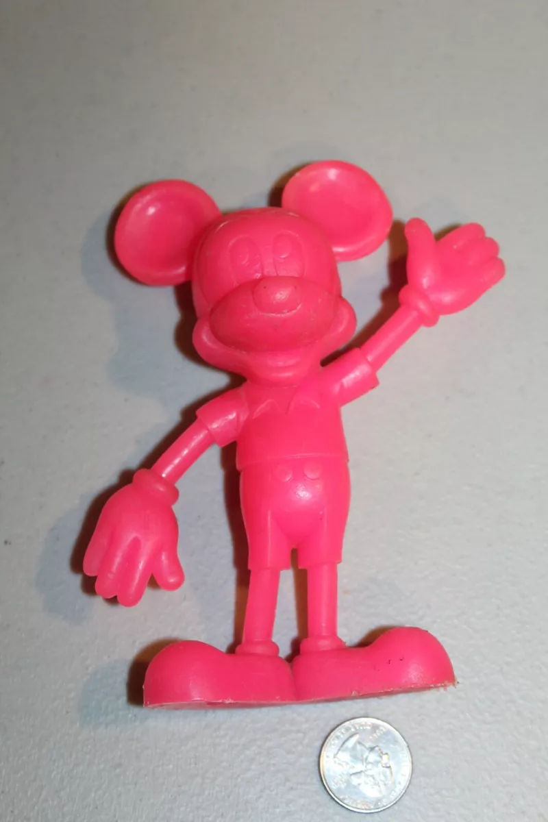 Louis Marx VTG MICKEY MOUSE Pink 6
