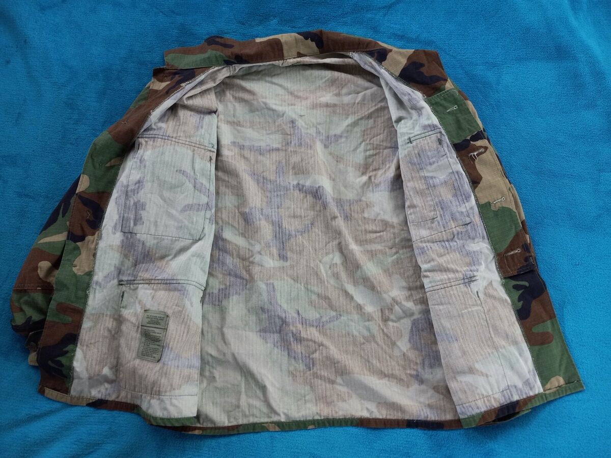 Vintage 1980s 1990s US Military Army Woodland Camouflage Hot Vintage 1980s 1990s US Military Army Woodland Camouflage Hot