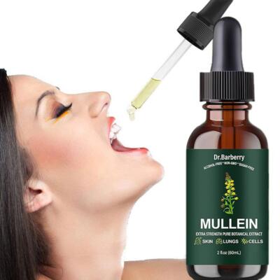 Mullein Leaf Extract Drops Lung Cleanse Respiratory Herbal Drop Health Care