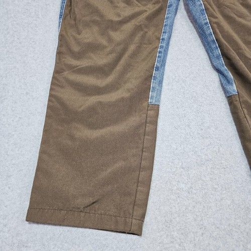 Cabelas Jeans Mens 42x30 Blue Upland Hunting Double Knee Brush/Briar Guard - Picture 6 of 14