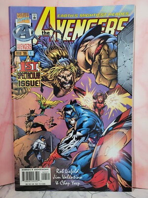 Avengers V.2 #1- 1996, CVR B, Rob Liefeld, Chap Yaep, Jim Valentino, Marvel, VF!