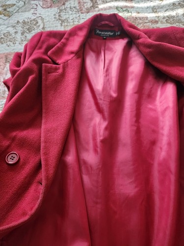 Forecaster Boston Jacket Womens Coat Lambswool Blend Red Size 10 - Picture 8 of 9
