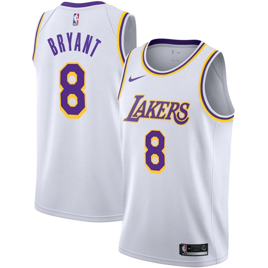 Kobe Bryant Los Angeles Lakers Nike Swingman Jersey White 
