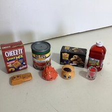 Shopkins Dollhouse Miniature Grocery Lot Juicy Juice Cheez It Rotel Eggo