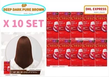 CIELO HAIR COLOR EX CREAM #6P DEEP DARK PURE BROWN X 10 SET