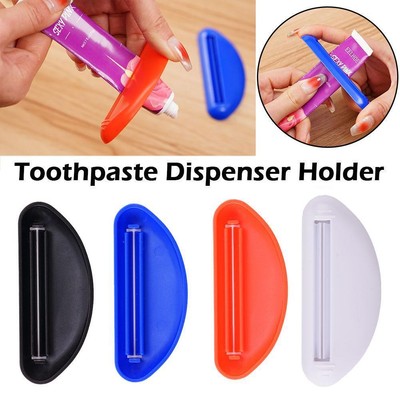TOOTHPASTE SQUEEZER ROLLING TUBE EASY DISPENSER SEAT HOLDER-NEW N2V9