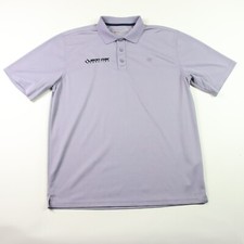 Ariat Tek Heat Series Polo Shirt Mens Adult Medium Purple Casual Western