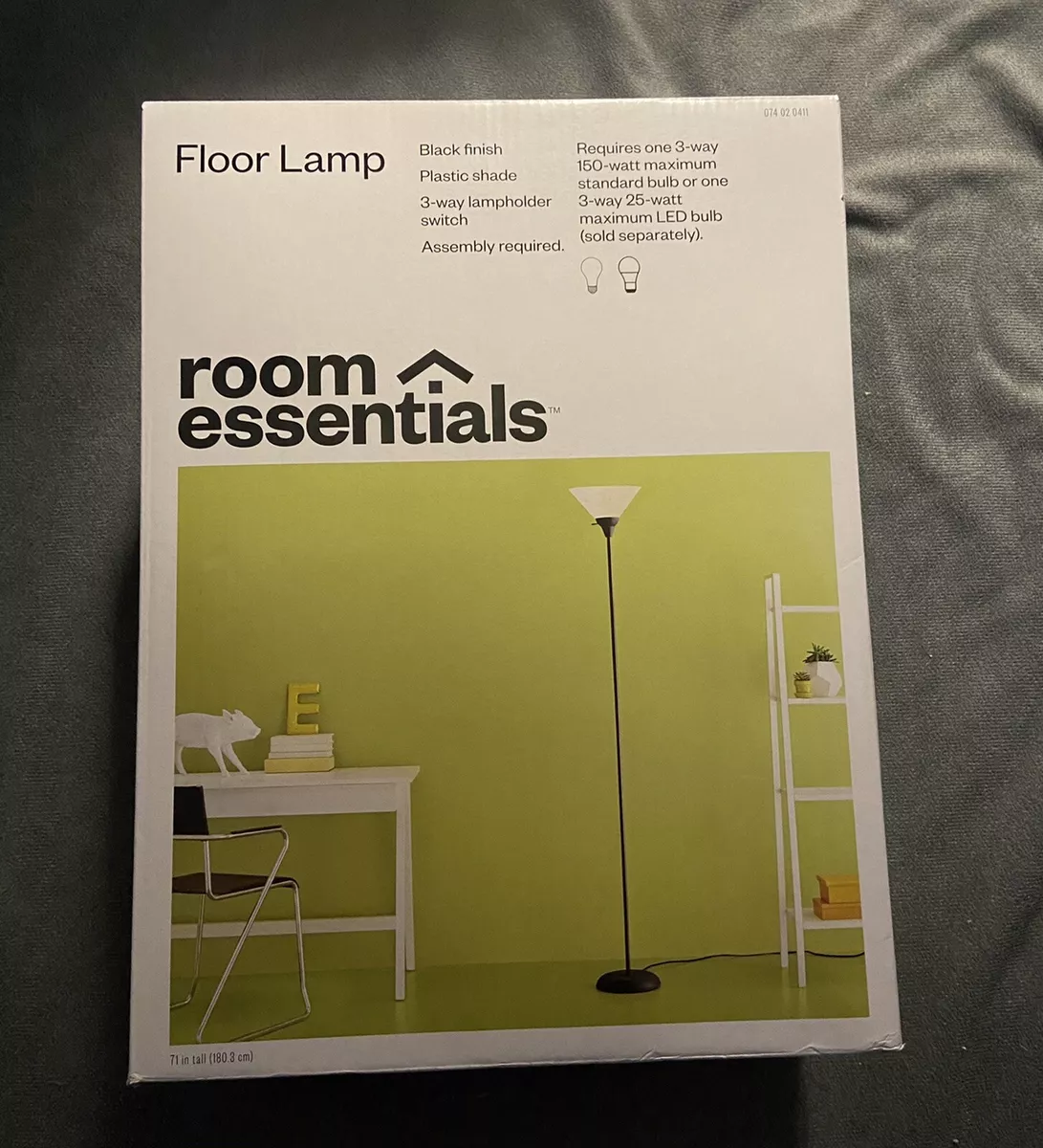 Room essentials torchiere floor lamp deals
