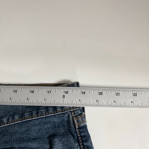 Levis Jeans Mens 38x30 Blue Denim 505 Straight Leg Regular Medium Wash Casual - 第 9/13 張圖片