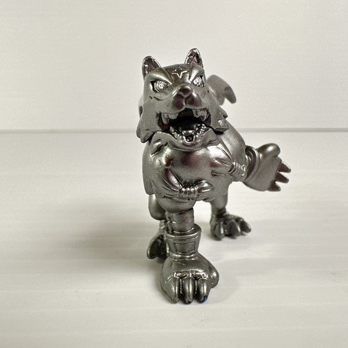 Digimon Digital Monsters 1.5" Plata Gaogamon Voxel Mini Figura PVC Bandai 2007 - Imagen 4 de 7