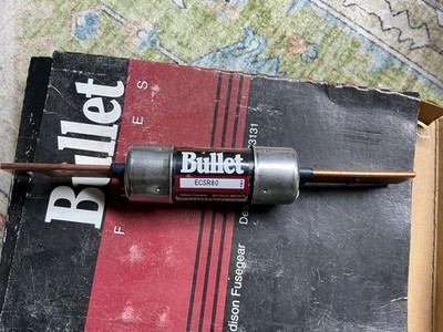 Edison Fusegear Bullet ESCR80 fuses, 80A, 600VAC , time delay