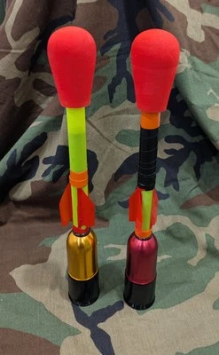 SIZABLE DESIGNS Airsoft 40mm Multi Purpose Shells Adapter, Stomp Rocket, ASG, Avengers,Green Gas