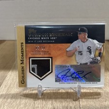 2012 Topps Golden Moments Gordon Beckham Auto Patch Relic #5/10