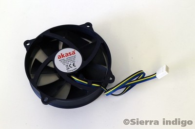 Akasa DFS922512H DC12V 0.26A 92mm x 25mm CPU Fan 4-Pin 4-Wire