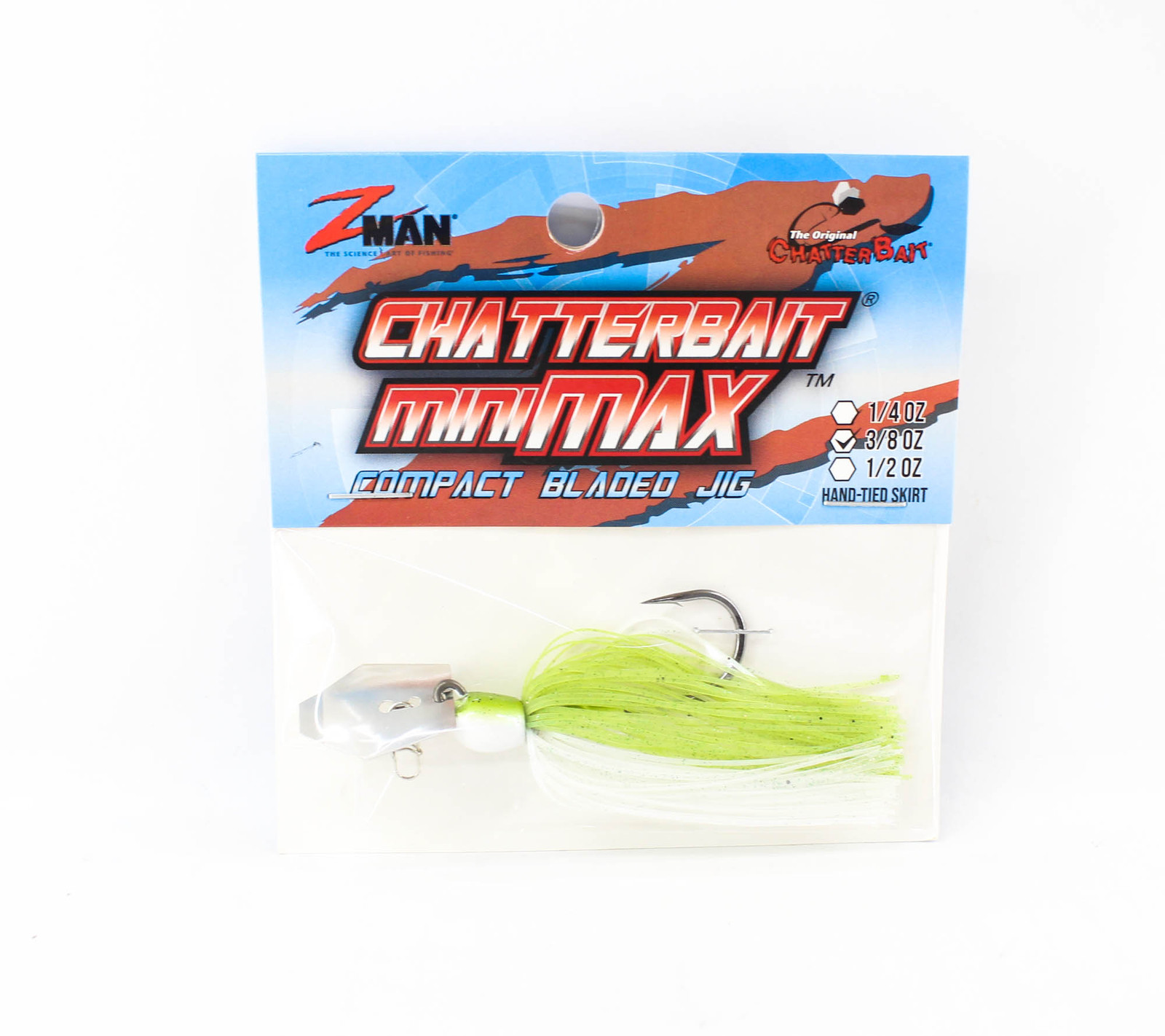 Zman Chatterbait Mini Max Sinking Lure 3/8 Oz Gizzard Shad (8897) - Image 1
