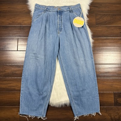 Mother Snacks Size 32 Nothing Else Like It Double Prep Fun Dip Flood Denim Jeans