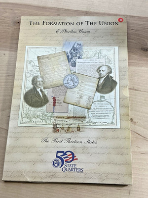 Formation of the Union First 13 States Quarter Set P&D Mint Album
