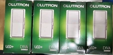 4 Pack Lutron Diva LED+ Dimmer Switch for Dimmable LED, Halogen,Incandescent 