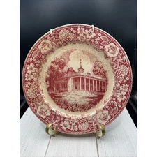 By Homer Laughlin China Mt. Vernon "Early American Homes" Collectible Plate 9 in