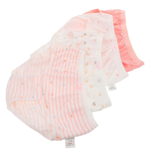 Girl Baby Inner 4 Pcs Girls Pure Cotton Underwear Toddler Child Girls' Inner Cloth ...