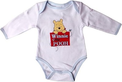 Disney Winnie the Pooh Body - Hallo Winnie! - Hellblau/Weiß