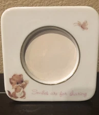 Vintage 1980s Cuddly Kittens Designers Collection Cat & Butterfly Picture Frame