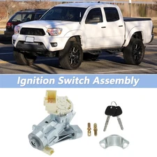 No.450202216 Ignition Lock Cylinder with 2 Keys for Toyota Tacoma 2005-2015 Set