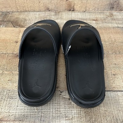black mens jordan slides