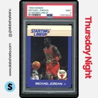 1988 KENNER STARTING LINEUP CARDS MICHAEL JORDAN PSA 9