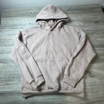 Comfrt Hoodie Mens Large Mauve Oversized Fleece Utility Sleeve Pocket Streetwear