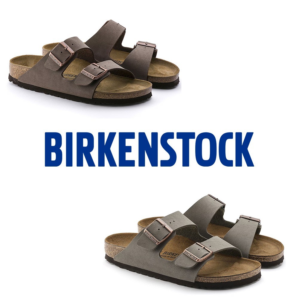 NWT Birkenstock Arizona Birkibuc Unisex Adults Sandals Mocha