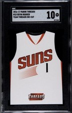 2016 Panini Threads #15 Devin Booker Team Threads DIE-CUT SGC 10 GEM RC