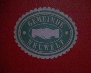 Siegelmarke Gemeinde Neuwelt