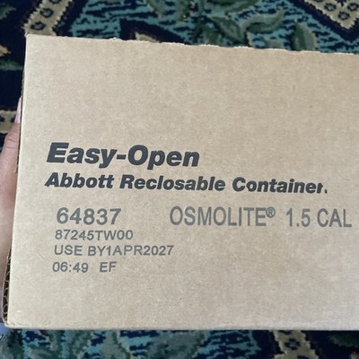 Osmolite 1.5 Cal Unflavored 8 Oz. Carton Ready to Use 355 Calories per Serving 1