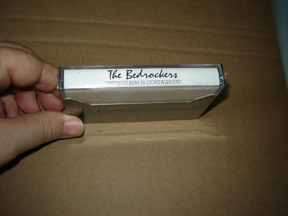 The Bedrockers - Enthusiasm Is Contagious cassette tape SEALED private new wave - Image 2 of 2