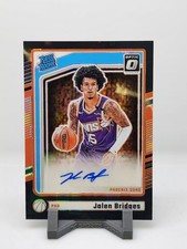 2024-25 Donruss Optic Jalen Bridges 328 Black Velocity Prizm Auto #10/25 Suns RC