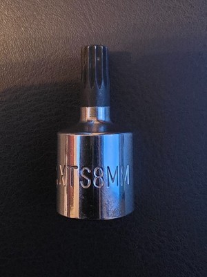 Mac Tools XTS 8 MM 3/8'' Schraubenschlüssel 8 mm Sechskant-Spline-Schraubendreher