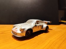 Alter Carrera Uni Universal Porsche 911 Turbo silber zum Basteln mit Macken