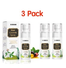 3 Natural Hair Growth Serum:Hair Growth Spray with Rosemary, Bataua Oil  Biotin