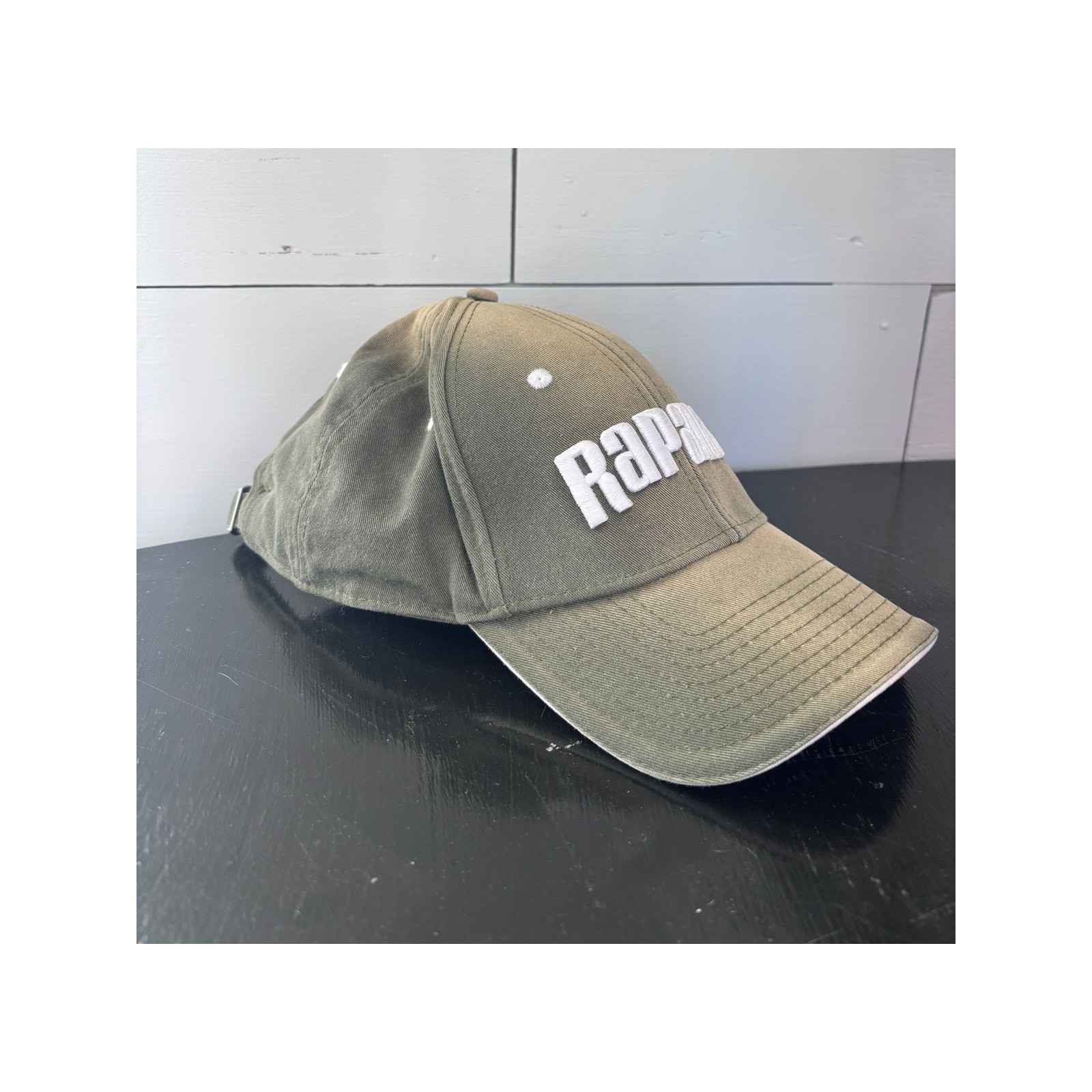 Rapala Green Beige Adjustable Baseball Cap Hat - image 2