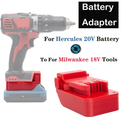 #ad Battery Adapter For Hercules 20V Battery Convert to for Milwaukee 18V Power Tool $16.99