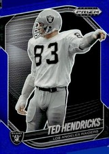 2025 Panini Prizm Black #113 Ted Hendricks Prizms Blue #/199
