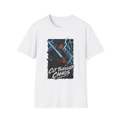 Unisex Softstyle T-Shirt Samurai Lightning Storm Warrior Katana Thunder
