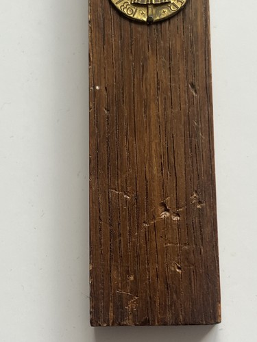 Vintage Crucifix Pilgrimage Trier Germany 1933 Catholic Christian Wood Cross - Picture 5 of 9