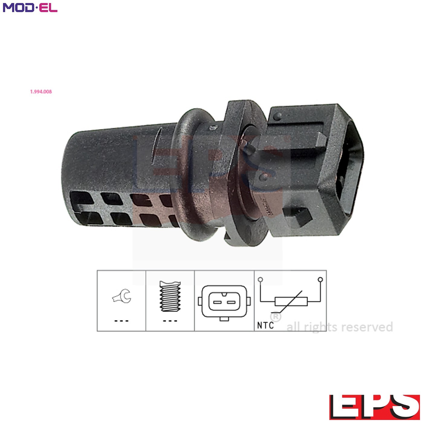 SENSOR EXTERIOR TEMPERATURE 1.994.008 FOR HYUNDAI LANTRA/� BIMANTARA/NENGGALA