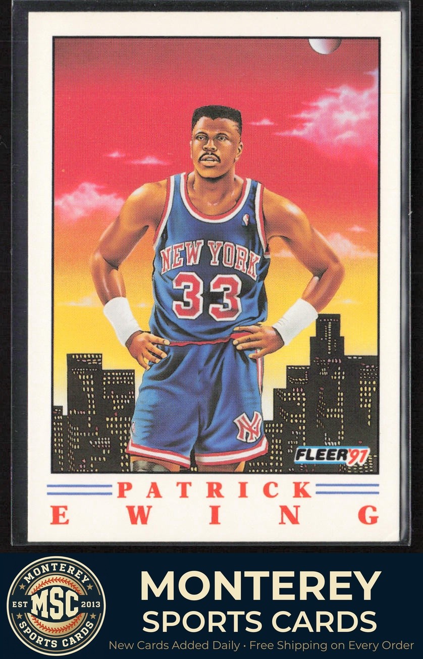 Patrick Ewing 1991-92 Fleer Pro-Visions #4 New York Knicks