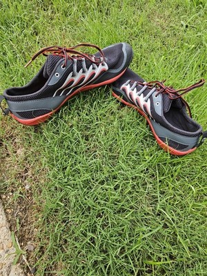 Merrell Trail Glove Blk Molton Lava Performance 13 Euc Running Shoes Vibram Sole