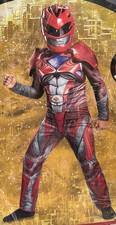 Power Rangers Red Ranger Deluxe Muscle Costume Boys